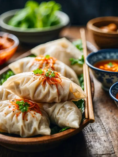 Kimchi wang mandu