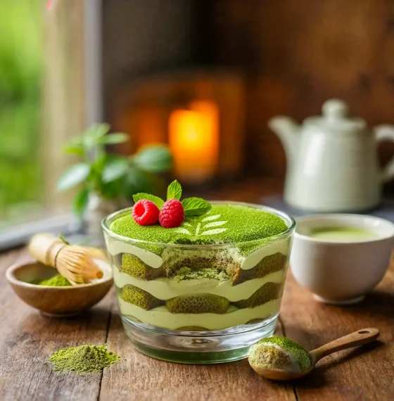Tiramisu z Matchą